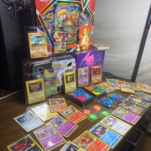 Pokémon Cards Lot BRAND NEW and more. Dragonite V Box, Celebration box, fusion